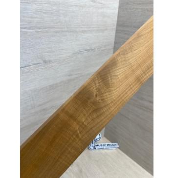 Клён Волнистый Печёный 180гр заготовка накладки для электрогитары Смешанный ААА Волна А 9х78-71х555 мм-5