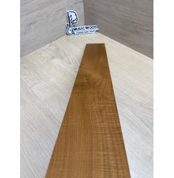 Клён Волнистый Печёный 180гр заготовка накладки для электрогитары Смешанный ААА Волна А 9х78-71х555 мм-8