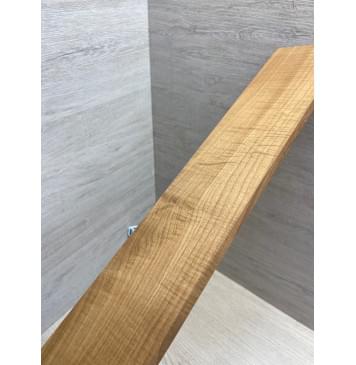 Клён Волнистый Печёный 180гр заготовка накладки для электрогитары Смешанный ААА Волна А 9х78-71х555 мм-9