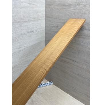 Клён Волнистый Печёный 180гр заготовка накладки для электрогитары Радиал АА Волна А 8х75х565 мм-11