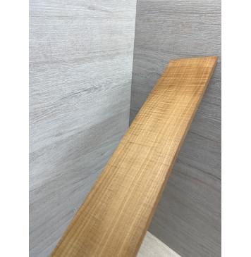 Клён Волнистый Печёный 180гр заготовка накладки для электрогитары Радиал АА Волна А 8х75х565 мм-12