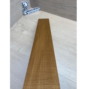 Клён Волнистый Печёный 180гр заготовка накладки для электрогитары Радиал АА Волна А 8.3х75х565 мм-5