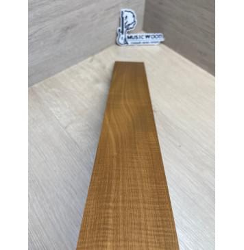 Клён Волнистый Печёный 180гр заготовка накладки для электрогитары Смешанный ААА Волна АА 9х78-71х555 мм-4
