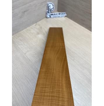Клён Волнистый Печёный 180гр заготовка накладки для электрогитары Смешанный ААА Волна АА 9х78-71х555 мм-5