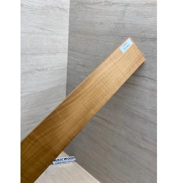 Клён Волнистый Печёный 180гр заготовка накладки для электрогитары Смешанный ААА Волна АА 9х78-71х555 мм-10