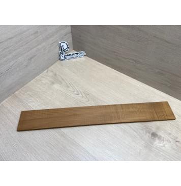 Клён Волнистый Печёный 180гр заготовка накладки для электрогитары Радиал АА Волна АА 8.5х75х565 мм-0