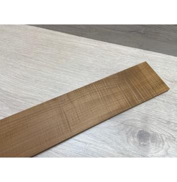 Клён Волнистый Печёный 180гр заготовка накладки для электрогитары Радиал АА Волна АА 8.5х75х565 мм-2