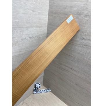 Клён Волнистый Печёный 180гр заготовка накладки для электрогитары Радиал АА Волна АА 8.5х75х565 мм-9