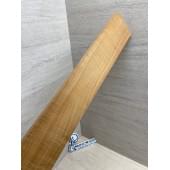 Клён Волнистый Печёный 180гр заготовка накладки для электрогитары Смешанный ААА Волна АА 9х78-71х555 мм