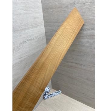 Клён Волнистый Печёный 180гр заготовка накладки для электрогитары Смешанный ААА Волна АА 9х78-71х555 мм-0