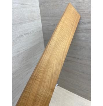 Клён Волнистый Печёный 180гр заготовка накладки для электрогитары Смешанный ААА Волна АА 9х78-71х555 мм-14