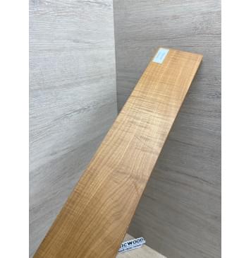 Клён Волнистый Печёный 180гр заготовка накладки для электрогитары Смешанный ААА Волна АА 9х78-71х555 мм-10