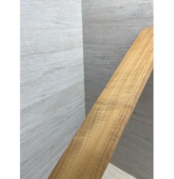 Клён Волнистый Печёный 180гр заготовка накладки для электрогитары Смешанный ААА Волна АА 9х78-71х555 мм-9