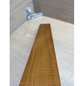 Клён Волнистый Печёный 180гр заготовка накладки для электрогитары Смешанный ААА Волна АА 9х78-71х555 мм-5