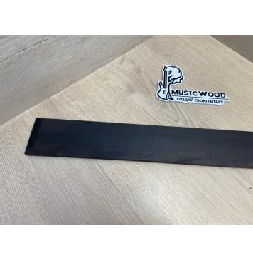 Эбен Чёрный заготовка накладки для электрогитары Смешанный АА 8х67-58х540 мм-10