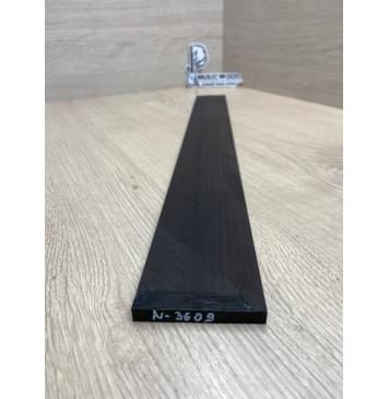 Эбен Чёрный заготовка накладки для электрогитары Смешанный АА 8х67-58х540 мм-1