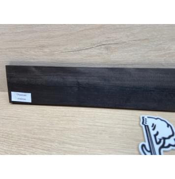 Эбен Чёрный заготовка накладки для электрогитары Смешанный АА 8х67-58х540 мм-5