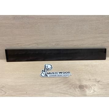 Эбен Чёрный заготовка накладки для электрогитары Смешанный АА 8х67-58х540 мм-7