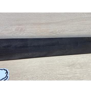 Эбен Чёрный заготовка накладки для электрогитары Смешанный АА 8х67-58х540 мм-9