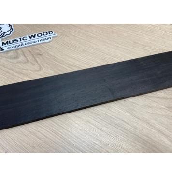 Эбен Чёрный заготовка накладки для электрогитары Смешанный А 7,5(6,5)х69-61х547 мм-2