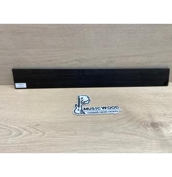 Эбен Чёрный заготовка накладки для электрогитары Смешанный А 7,5(6,5)х69-61х547 мм-4