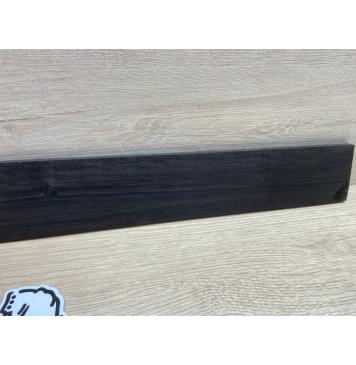 Эбен Чёрный заготовка накладки для электрогитары Смешанный А 7,5(6,5)х69-61х547 мм-6