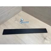 Эбен Чёрный заготовка накладки для электрогитары Смешанный АА 8(7)х67-55х537 мм