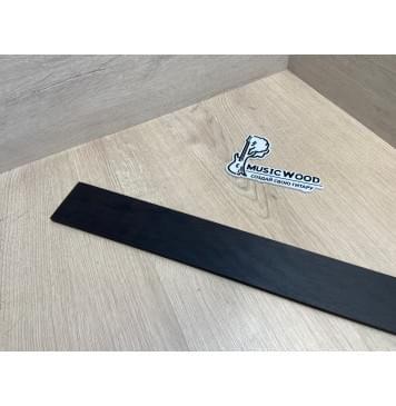 Эбен Чёрный заготовка накладки для электрогитары Смешанный АА 8(7)х67-55х537 мм-1