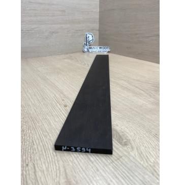 Эбен Чёрный заготовка накладки для электрогитары Смешанный АА 8(7)х67-55х537 мм-2