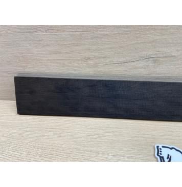 Эбен Чёрный заготовка накладки для электрогитары Смешанный АА 8(7)х67-55х537 мм-9