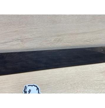 Эбен Чёрный заготовка накладки для электрогитары Смешанный АА 8(7)х67-55х537 мм-10