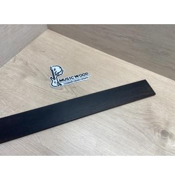 Эбен Чёрный заготовка накладки для электрогитары Смешанный АА 8(7)х63-60х534 мм-3