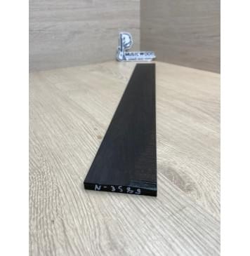 Эбен Чёрный заготовка накладки для электрогитары Смешанный АА 8(7)х63-60х534 мм-2