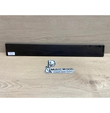 Эбен Чёрный заготовка накладки для электрогитары Смешанный АА 8(7)х63-60х534 мм-5