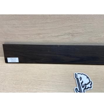 Эбен Чёрный заготовка накладки для электрогитары Смешанный АА 8(7)х63-60х534 мм-6