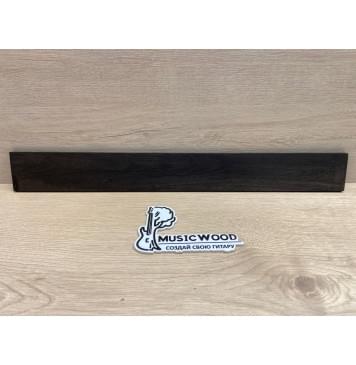 Эбен Чёрный заготовка накладки для электрогитары Смешанный АА 8(7)х63-60х534 мм-8