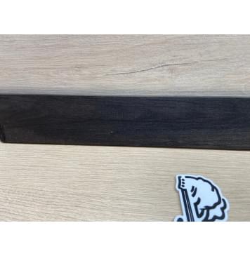 Эбен Чёрный заготовка накладки для электрогитары Смешанный АА 8(7)х63-60х534 мм-9