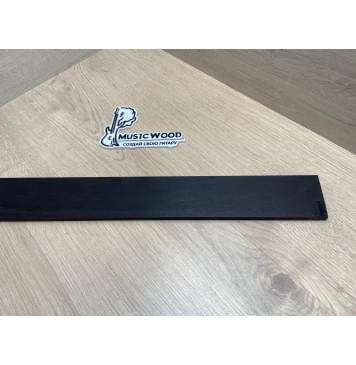 Эбен Чёрный заготовка накладки для электрогитары Смешанный А 8х66-58х538 мм-1