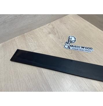Эбен Чёрный заготовка накладки для электрогитары Смешанный А 8х66-58х538 мм-2