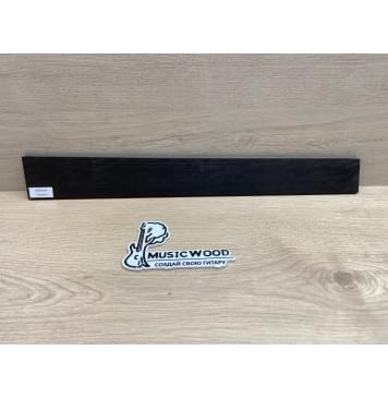 Эбен Чёрный заготовка накладки для электрогитары Радиал АА 7,5(6,5)х67-54х535 мм-5