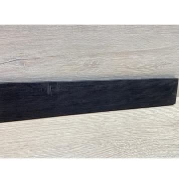 Эбен Чёрный заготовка накладки для электрогитары Радиал АА 7,5(6,5)х67-54х535 мм-7