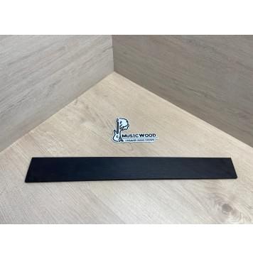Эбен Чёрный заготовка накладки для электрогитары Смешанный ААА 8,3(7)х66-56х535 мм-0