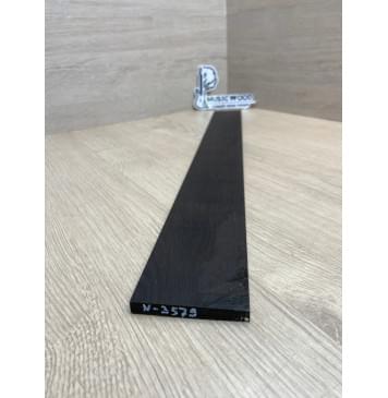 Эбен Чёрный заготовка накладки для электрогитары Смешанный ААА 8,3(7)х66-56х535 мм-2