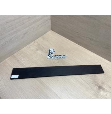 Эбен Чёрный заготовка накладки для электрогитары Смешанный ААА 8,3(7)х66-56х535 мм-1