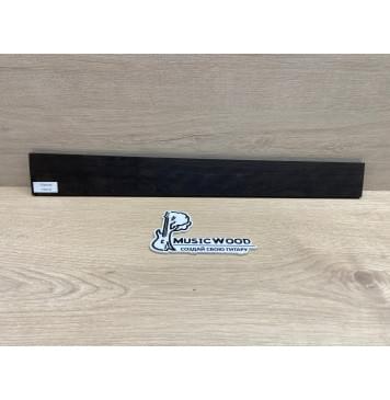 Эбен Чёрный заготовка накладки для электрогитары Смешанный ААА 8,3(7)х66-56х535 мм-3