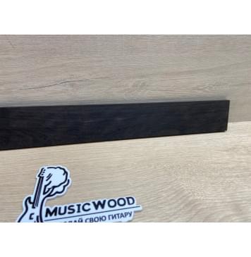Эбен Чёрный заготовка накладки для электрогитары Смешанный ААА 8,3(7)х66-56х535 мм-6