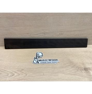 Эбен Чёрный заготовка накладки для электрогитары Смешанный ААА 8,3(7)х66-56х535 мм-7