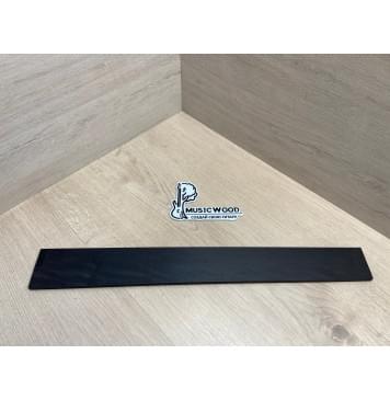 Эбен Чёрный заготовка накладки для электрогитары Радиал АА 7,5х66-55х537 мм-0