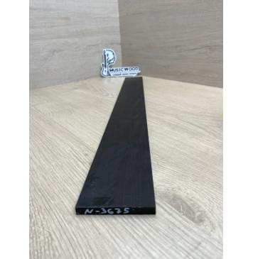 Эбен Чёрный заготовка накладки для электрогитары Радиал АА 7,5х66-55х537 мм-1