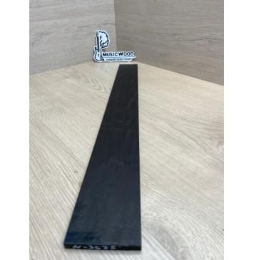 Эбен Чёрный заготовка накладки для электрогитары Радиал АА 7,5х66-55х537 мм-2